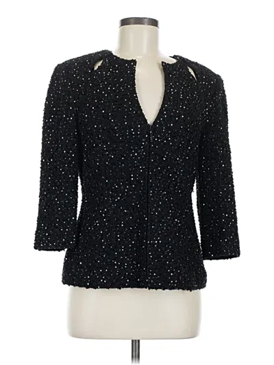 Pre-owned St John Blazer Jacket In Black