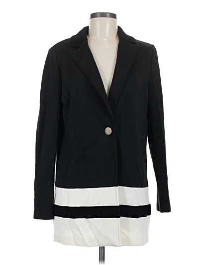 Pre-owned St John Blazer Jacket In Black