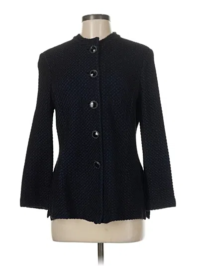 Pre-owned St John Blazer Jacket In Blue