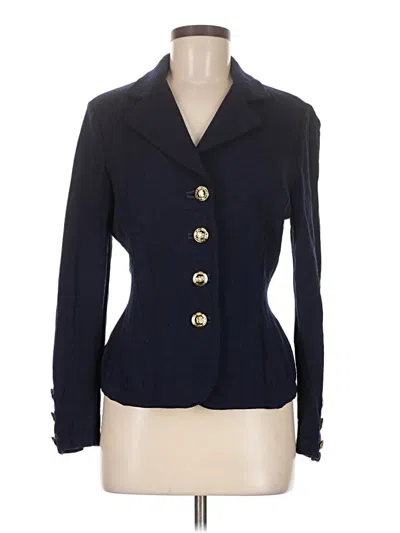 Pre-owned St John Blazer Jacket In Blue