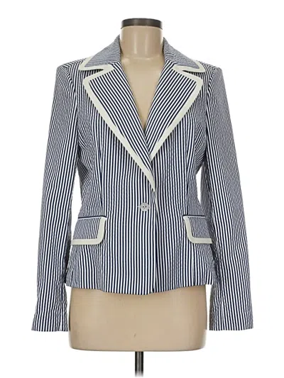 Pre-owned St John Blazer Jacket In Blue