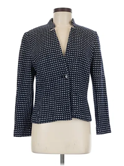 Pre-owned St John Blazer Jacket In Blue