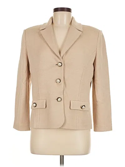 Pre-owned St John Blazer Jacket In Brown