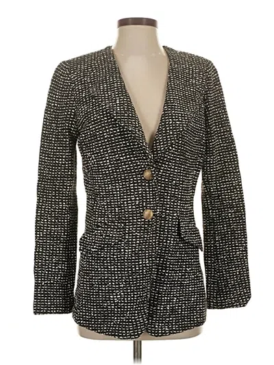 Pre-owned St John Blazer Jacket In Gold