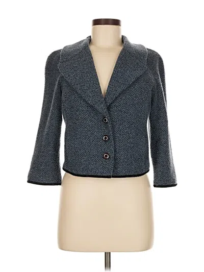 Pre-owned St John Blazer Jacket In Gray