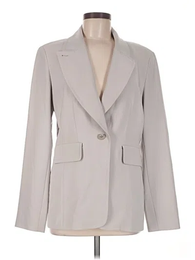 Pre-owned St John Blazer Jacket In Gray