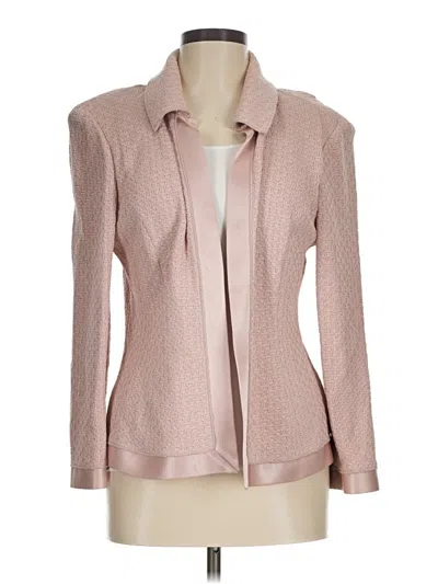 Pre-owned St John Blazer Jacket In Pink