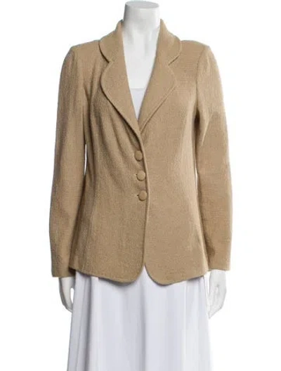 Pre-owned St John Blazer In Neutral