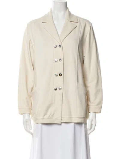 Pre-owned St John Blazer In Neutral