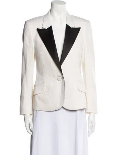 Pre-owned St John Blazer In Neutral
