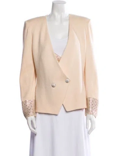 Pre-owned St John Blazer In Neutral