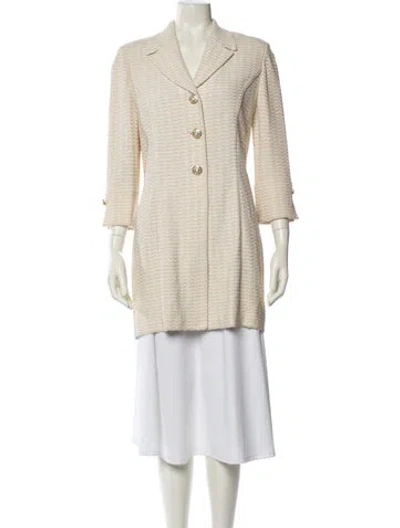 Pre-owned St John Blazer In Neutral