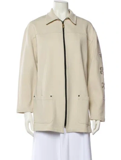Pre-owned St John Blazer In Neutral