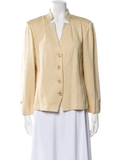 Pre-owned St John Blazer In Neutral