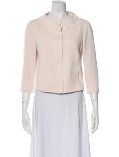 Pre-owned St John Blazer In Neutral