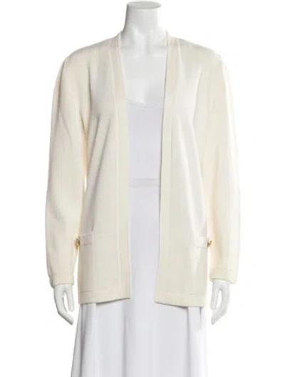 Pre-owned St John Blazer In Neutral