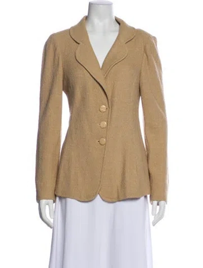 Pre-owned St John Blazer In Neutral