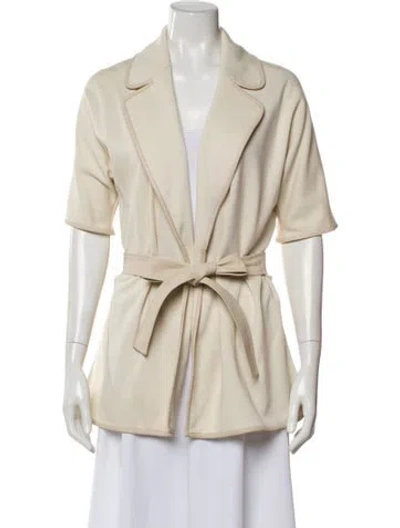 Pre-owned St John Blazer In Neutral