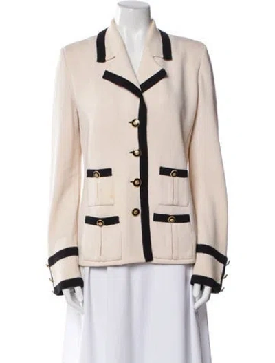 Pre-owned St John Blazer In Neutral