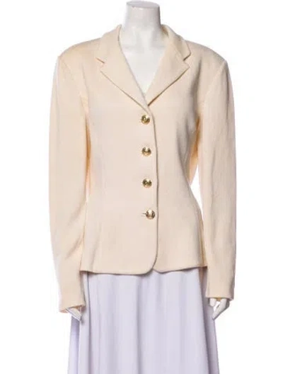 Pre-owned St John Blazer In Neutral