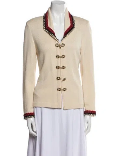 Pre-owned St John Blazer In Neutral