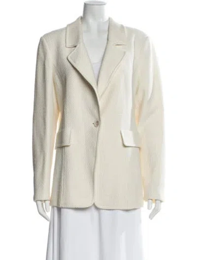 Pre-owned St John Blazer In Neutral