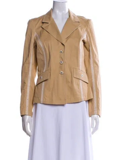 Pre-owned St John Blazer In Neutral