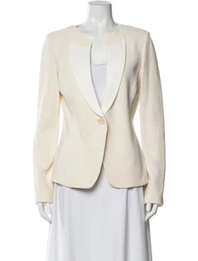 Pre-owned St John Blazer In Neutral