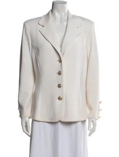 Pre-owned St John Blazer In Neutral