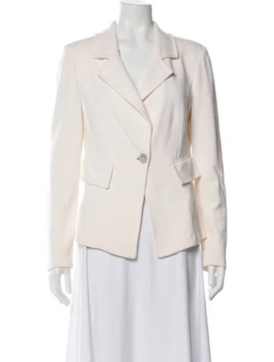 Pre-owned St John Blazer In Neutral
