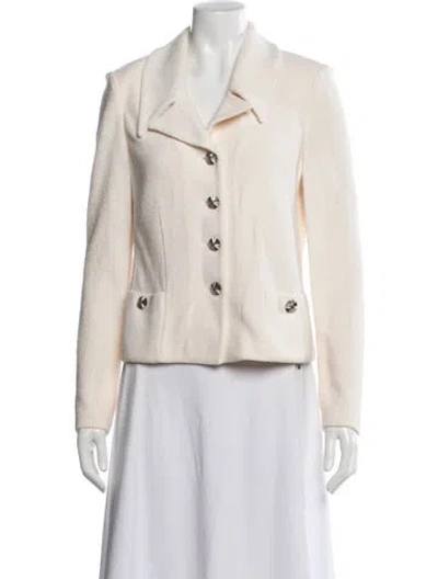 Pre-owned St John Blazer In Neutral