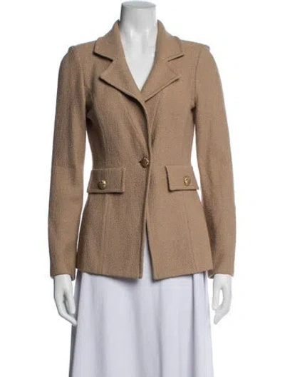Pre-owned St John Blazer In Neutral