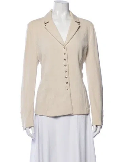 Pre-owned St John Blazer In Neutrals