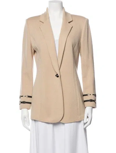Pre-owned St John Blazer In Neutrals