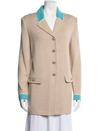 Pre-owned St John Blazer In Neutrals