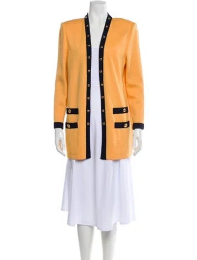 Pre-owned St John Blazer In Orange