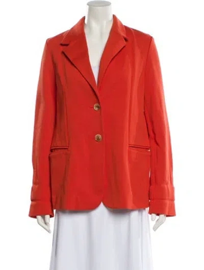 Pre-owned St John Blazer In Orange