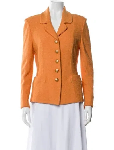 Pre-owned St John Blazer In Orange