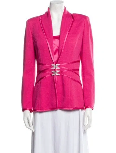 Pre-owned St John Blazer In Pink
