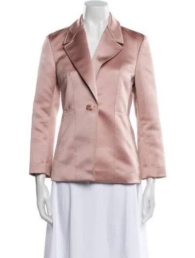 Pre-owned St John Blazer In Pink