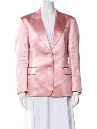 Pre-owned St John Blazer In Pink
