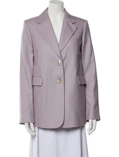 Pre-owned St John Blazer In Purple
