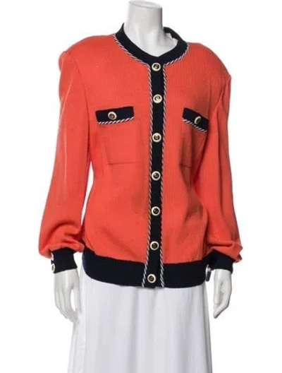 Pre-owned St John Blazer In Red