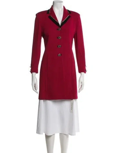 Pre-owned St John Blazer In Red