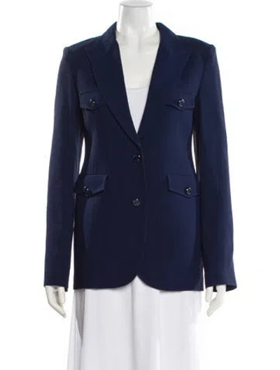 Pre-owned St John Blazer W/ Tags In Blue