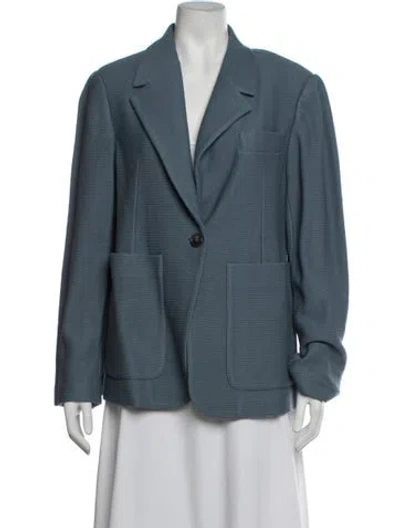 Pre-owned St John Blazer W/ Tags In Blue
