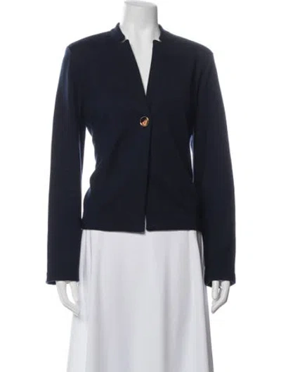 Pre-owned St John Blazer W/ Tags In Blue