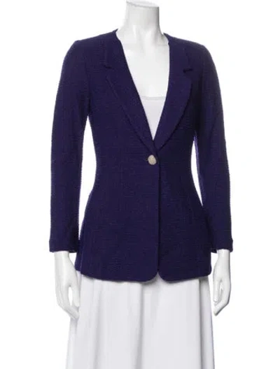 Pre-owned St John Blazer W/ Tags In Purple