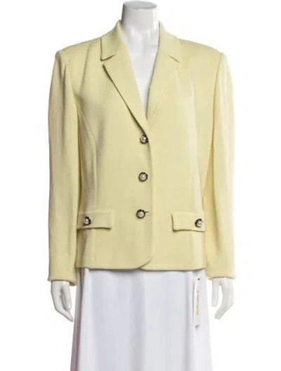 Pre-owned St John Blazer In Yellow