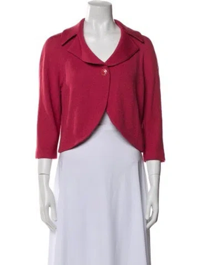 Pre-owned St John Bolero In Pink